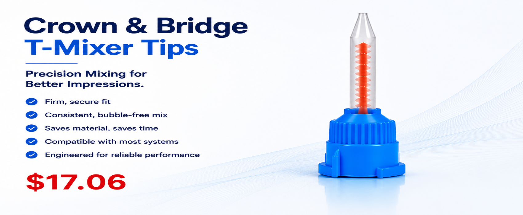 Crown & Bridge T-Mixer Mixing Tips