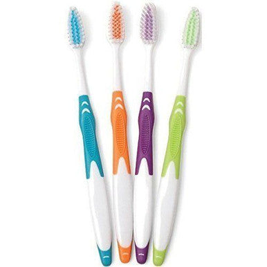 Toothbrushes Adult Rubber Grip