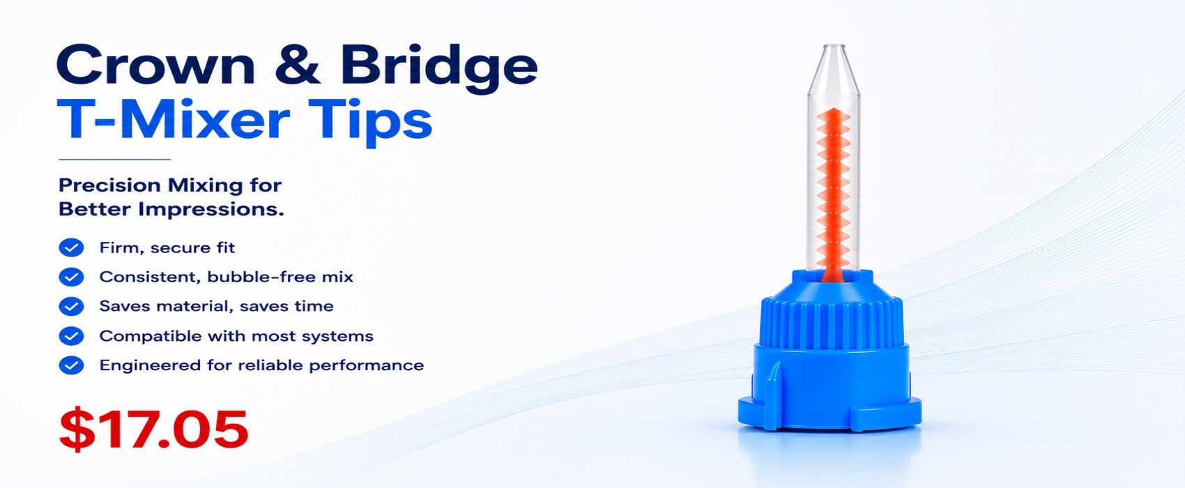 Crown & Bridge T-Mixer Mixing Tips