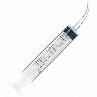 Curved Tip 12cc Syringe 50/bx