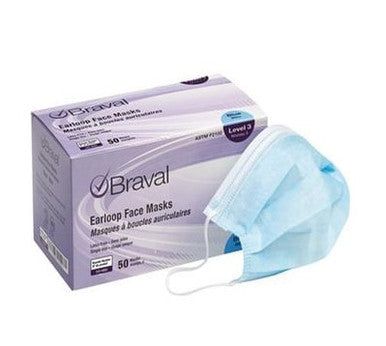 Face Mask Earloop Level 3, Blue