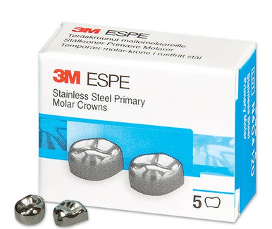 3M Stainless Steel Primary Molar Crowns